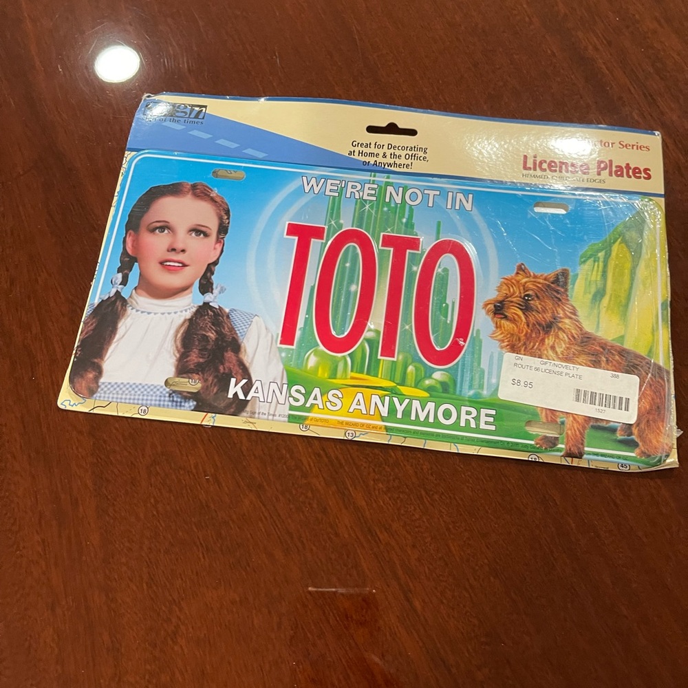 Wizard of Oz novelty license plate
